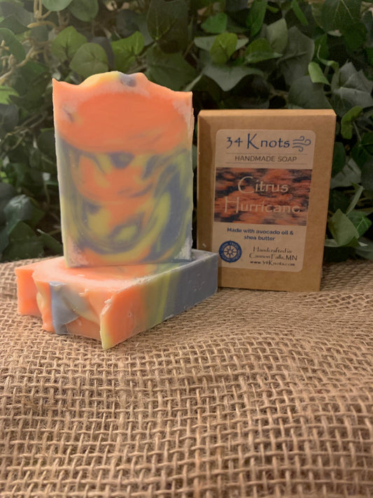 Citrus Hurricane Handmade Soap | 34 Knots