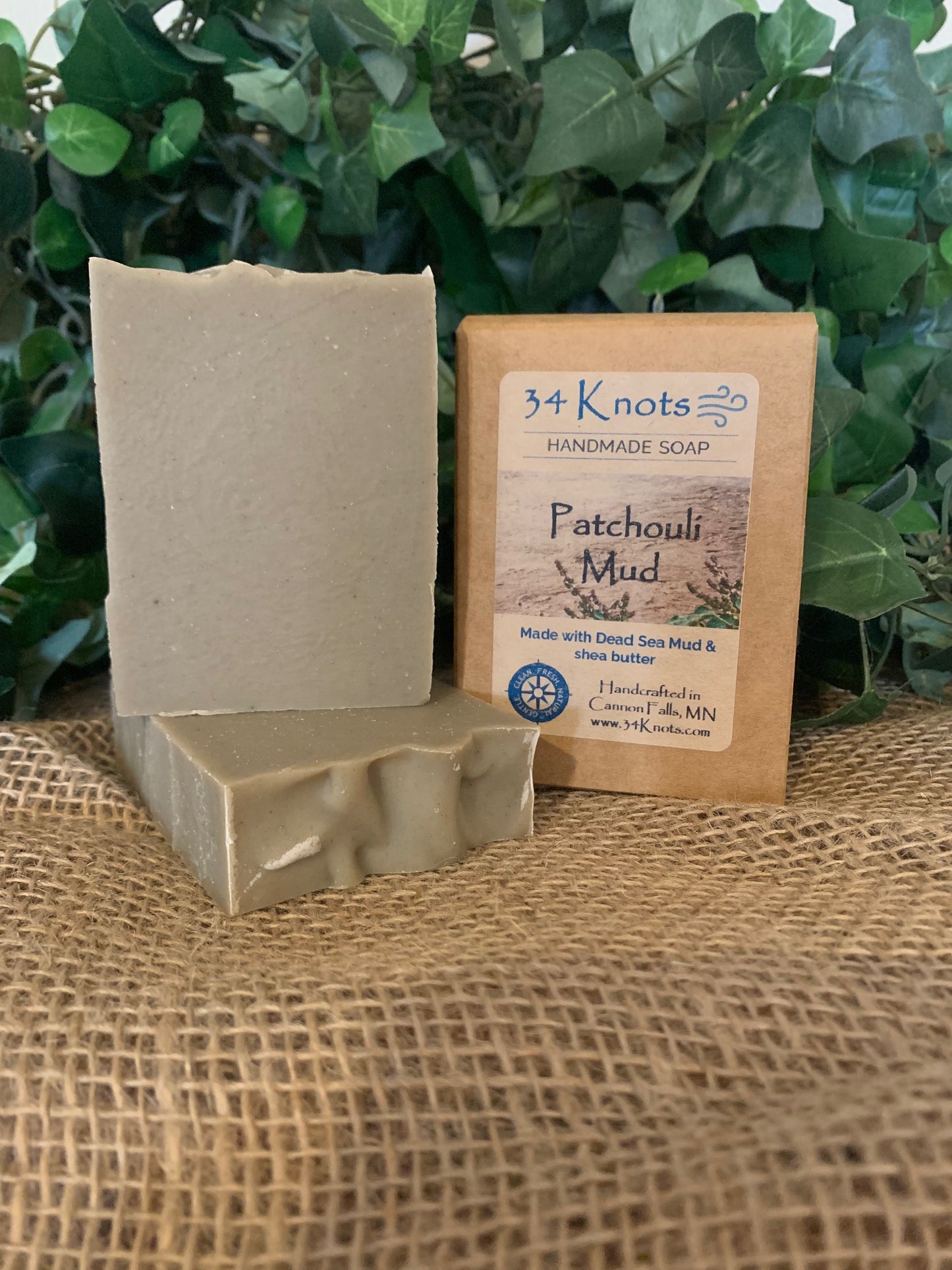 Patchouli Mud Handmade Soap | 34 Knots